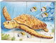 Goki blokkenpuzzel - australische dieren - 6 puzzelkanten - hout