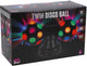 Merkloos party time twin discobal zwart