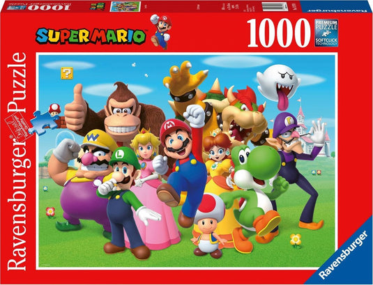 Ravensburger puzzel super mario - legpuzzel - 1000 stukjes