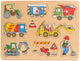 Playwood houten puzzel noppenpuzzel werk in uitvoering educatief speelgoed.