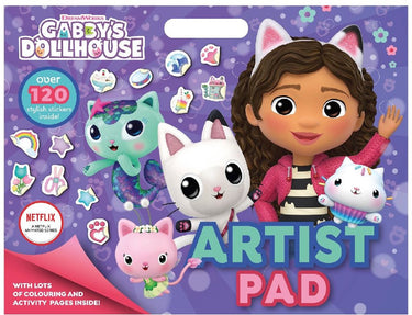 Gabby's poppenhuis gabby's dollhouse artist pad - activiteitenboek