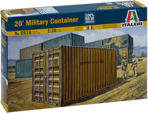 Italeri modelbouwpakket militaire voertuigen - 6516 20'ft military container plastic - 1:35 - modelbouw