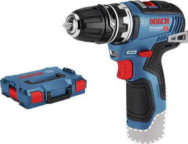 Bosch professional gsr 12v-35 fc accu schroefboormachine flexiclick 12v basic body + 1x hulpstuk in l-boxx - 06019h3002