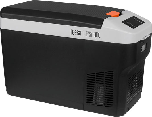Teesa professionele compressor reiskoelkast met vriesfunctie 25l - dc12 24v - ac 230v - autokoelkast, compressor, draagbare kleine koelkast met vriesvak, voor voertuigen, vrachtwagens, campers, boten, mini elektrische koeler, voor autoritten, reizen
