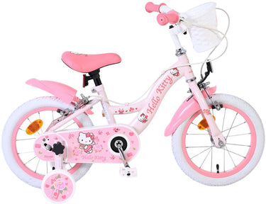 Volare hello kitty kinderfiets - meisjes - 14 inch - roze - twee handremmen