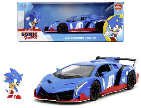 Jada toys - sonic lamborghini veneno 1:24 - 9335433314r00