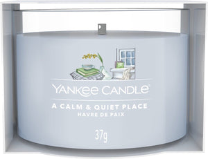 Yankee candle filled votive - a calm quiet place - 10 branduren - 1 stuk