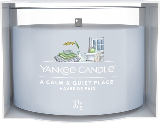 Yankee candle filled votive - a calm quiet place - 10 branduren - 1 stuk