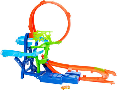 Hot wheels - stuntbanen crash in de lucht