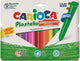 Carioca - maxi driehoekige plastic waskrijtjes - 12 stuks