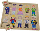 Eichhorn houten puzzel - beroepen, 30st.