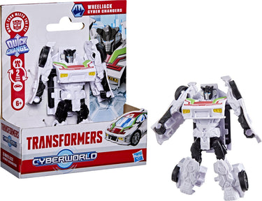 Transformers cyberworld cyber changers wheeljack - actiefiguur 10cm