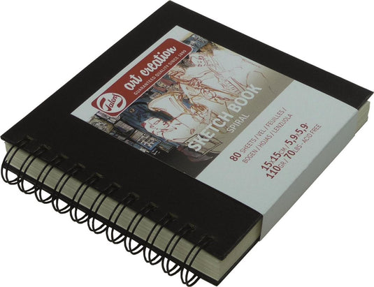 Talens art creation schetsboek 15 x 15 cm met ringband