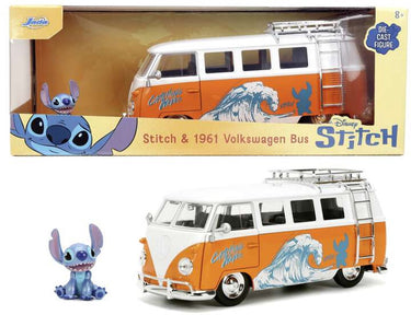 Jada toys - stitch 1961 vw bus 1:24 - 9336340314r01