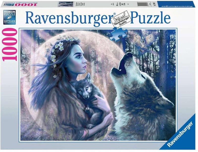 Load image into Gallery viewer, Ravensburger legpuzzel magie van het maanlicht, 1000st.
