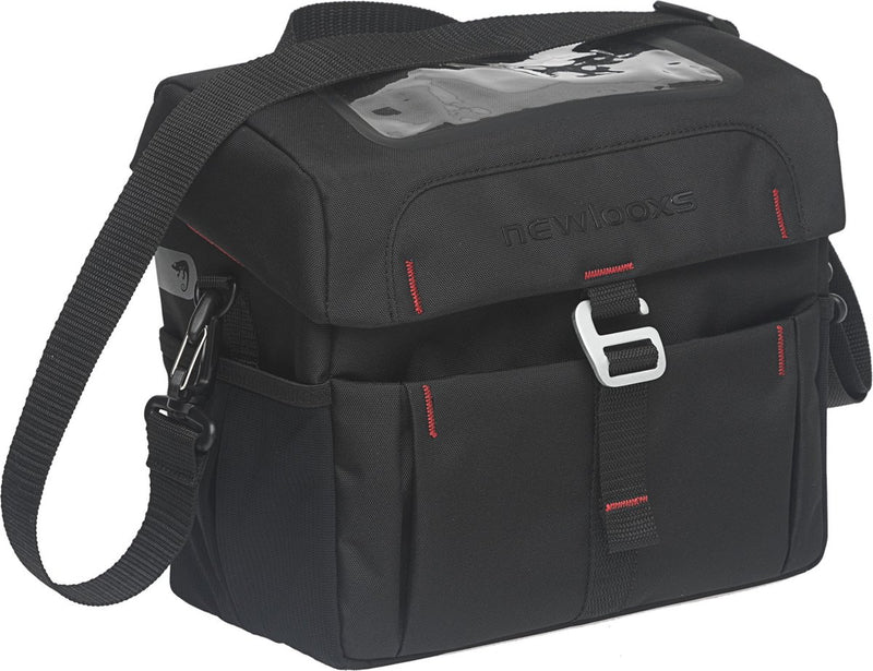 Load image into Gallery viewer, Vigo Handlebar Bag - sportieve stuurtas, waterdicht, verstevigd, reflecterend, zwart
