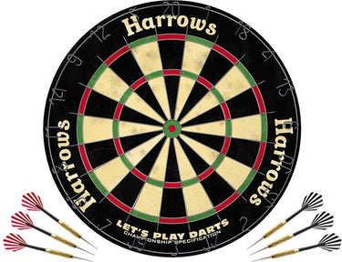 Harrows - let's play darts bristle board