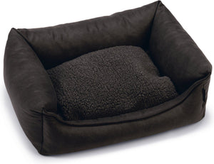 Beeztees uma - orthopedische hondenmand - antraciet- 60x40x20 cm