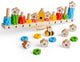 Bigjigs telbord - balans - bloemetjes en bijtje - 44dlg.