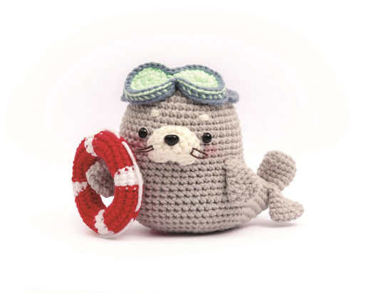 Graine creative amigurumi haakpakket zeehond 13 cm