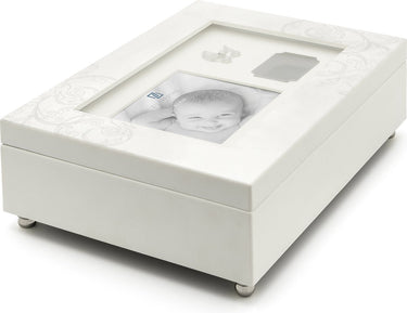 Zilverstad - keepsape memory box baby met muziekdoosje