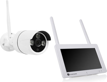 Smartwares cms-30400 draadloze beveiligingscamera set – optimale beveiliging van je huis – volledig draadloos