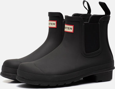 Hunter - regenlaarzen voor vrouwen - originele chelsea - zwart - maat 39eu