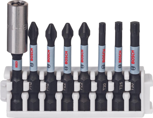 Bosch accessoires impact power bit 50mm, 8x, bithouder
