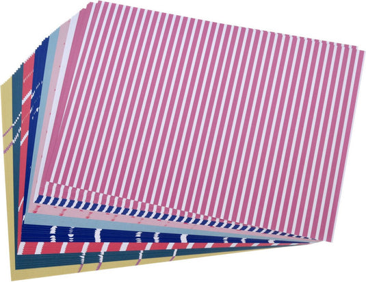 Koopman knutselkarton a4 multicolor karton 56 vellen creatief knutselen.