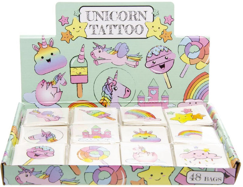 Afbeelding laden in galerijviewer, Duckiez tattoos eenhoorn, 12st.
