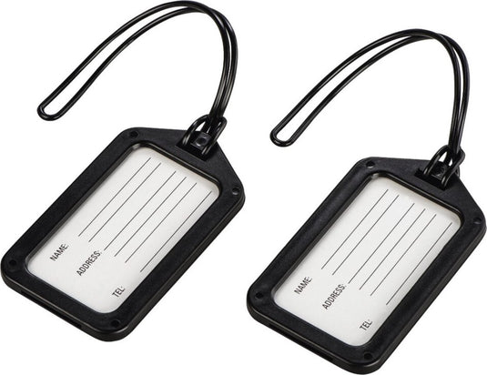 Hama travel naamkaartjes voor bagage 2 stuks zwart