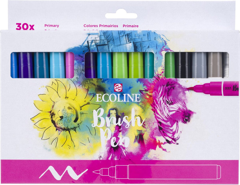Load image into Gallery viewer, Ecoline brush pen set primair | 30 colours
