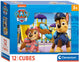 Clementoni blokpuzzel paw patrol, 12st.