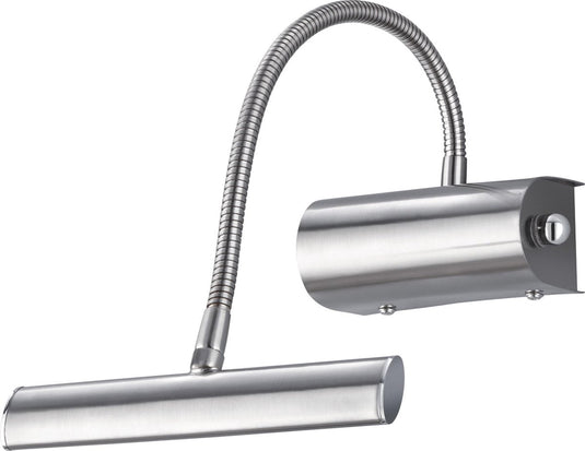 Trio curtis - wandlamp - nikkel mat - incl. 1x smd led 4w - dimbaar - flexibel
