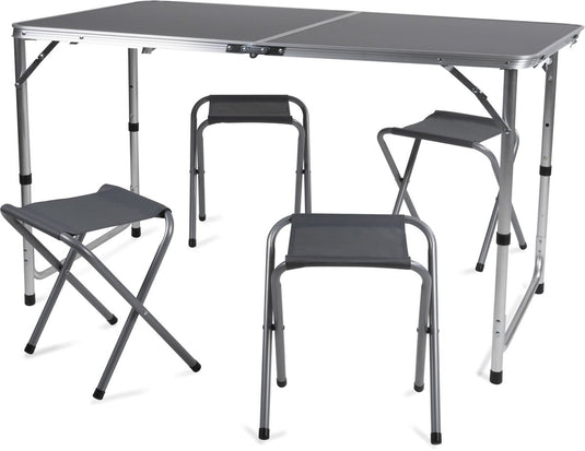 Camp active meubelset inklapbaar 120x60cm, 5dlg.
