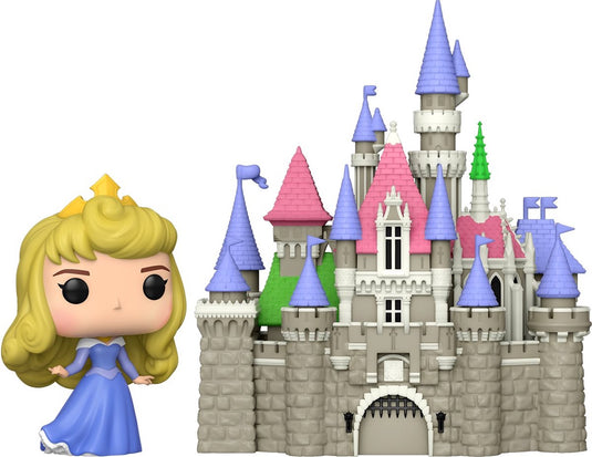 Funko dornröschen aurora with castle (pop! town) vinylfiguur 29 unisex pop! - neutraal - standard