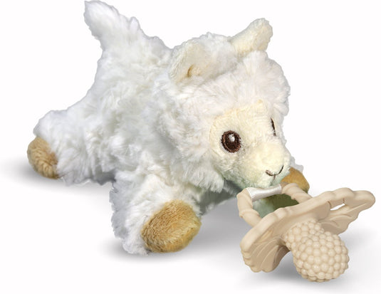 Razbaby - razbuddy speenknuffel inclusief razberry bijtspeentje - llama