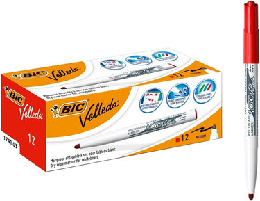 Bic whiteboardmarker 1741 1,4mm rond rood