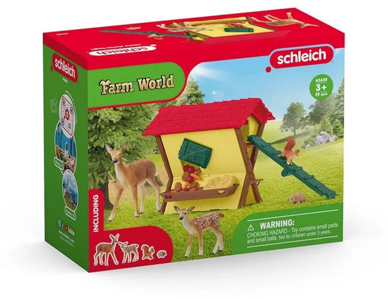 Load image into Gallery viewer, Schleich farm world de bosdieren voeren 42658
