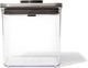 Oxo - pop steel voorraadbus - groot - laag - 2,6 liter