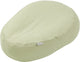 Meyco baby uni relaxhoes voor voedingskussen - pre-washed hydrofiel - soft olive