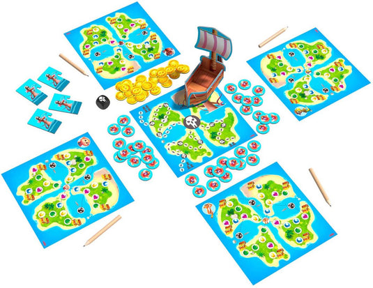 Haba bordspel doodshoofdeiland piratenavontuur voor kinderen.