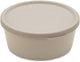 Koziol kom met deksel, 0.89 l, organic, zand beige - | connect bowl