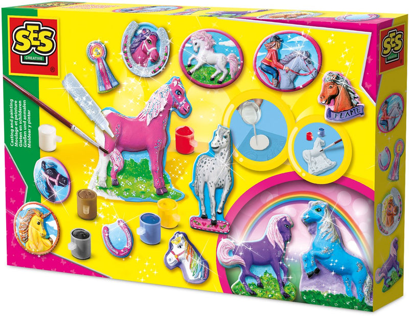 Load image into Gallery viewer, Ses creative ses gips gieten en schilderen - paarden

