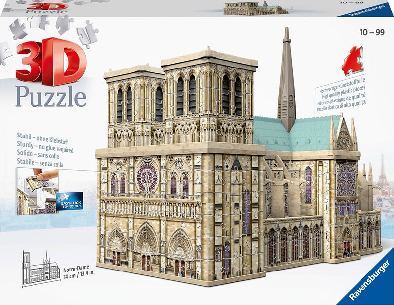 Load image into Gallery viewer, Ravensburger notre dame parijs - 3d puzzel gebouw - 324 stukjes
