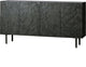 Woood counter dressoir - hout - zwart - 83x160x40