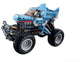 Sluban powerbricks bigfoot blauw bouwspeelgoed kinderen vanaf 6 jaar – constructiespeelgoed modelbouw monstertruck – bouwdoos met 273 bouwstenen en 1 minifiguur – m38-b1163