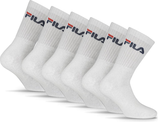 Fila tennis- sportsokken - maat 35 38 - 6 pack - wit