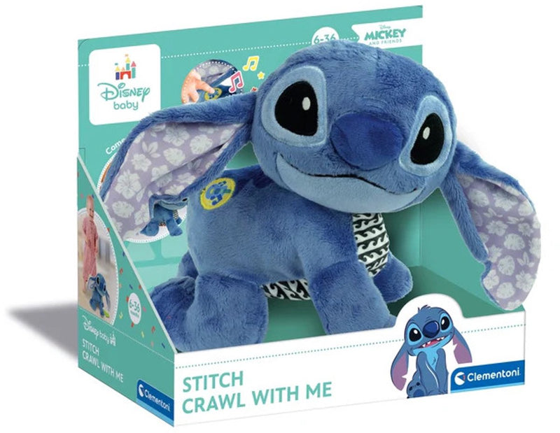 Load image into Gallery viewer, Clementoni baby disney stitch kruipende interactieve knuffel
