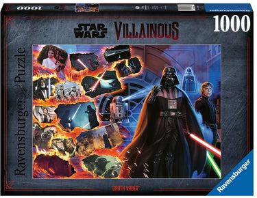Ravensburger puzzel star wars villainous: darth vader - legpuzzel - 1000 stukjes